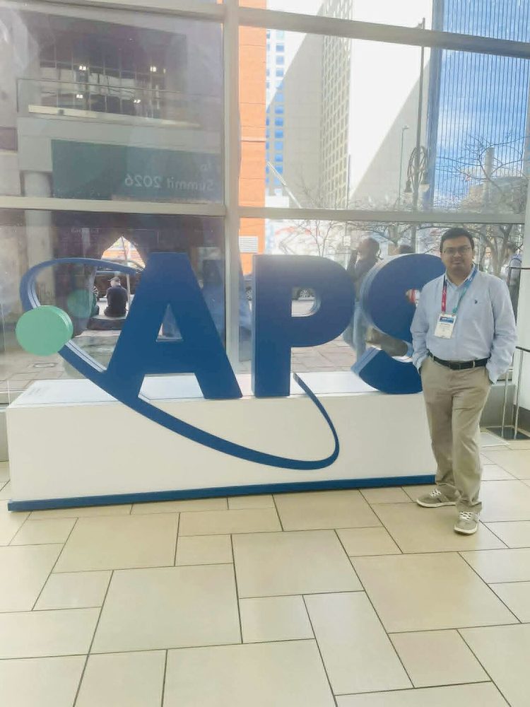 Presenting at the APS Global Physics Summit, 2026