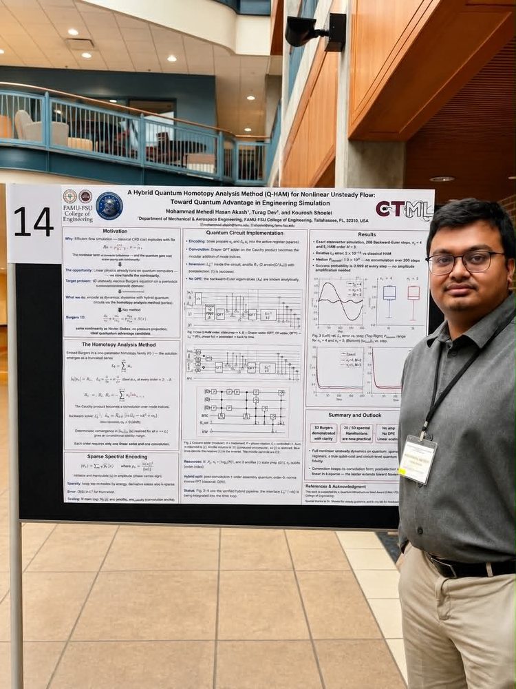 Poster presentation at the Florida Quantum Conference, 2026